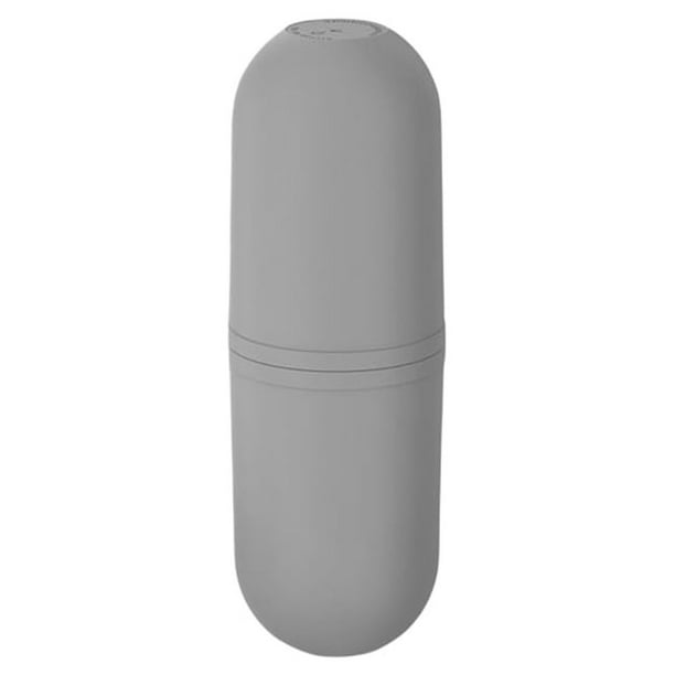 Estuche de almacenamiento de cepillo de dientes de viaje Toystoory 4 en 1 color Gris