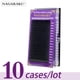 thumbnail image 1 of NAGARAKU Pestañas Maquillaje 10 Cajas Lote Visón Sintéticas Individuales De Alta Calidad Suave Luz Natural Premium Gao Jiahui unisex, 1 of 1