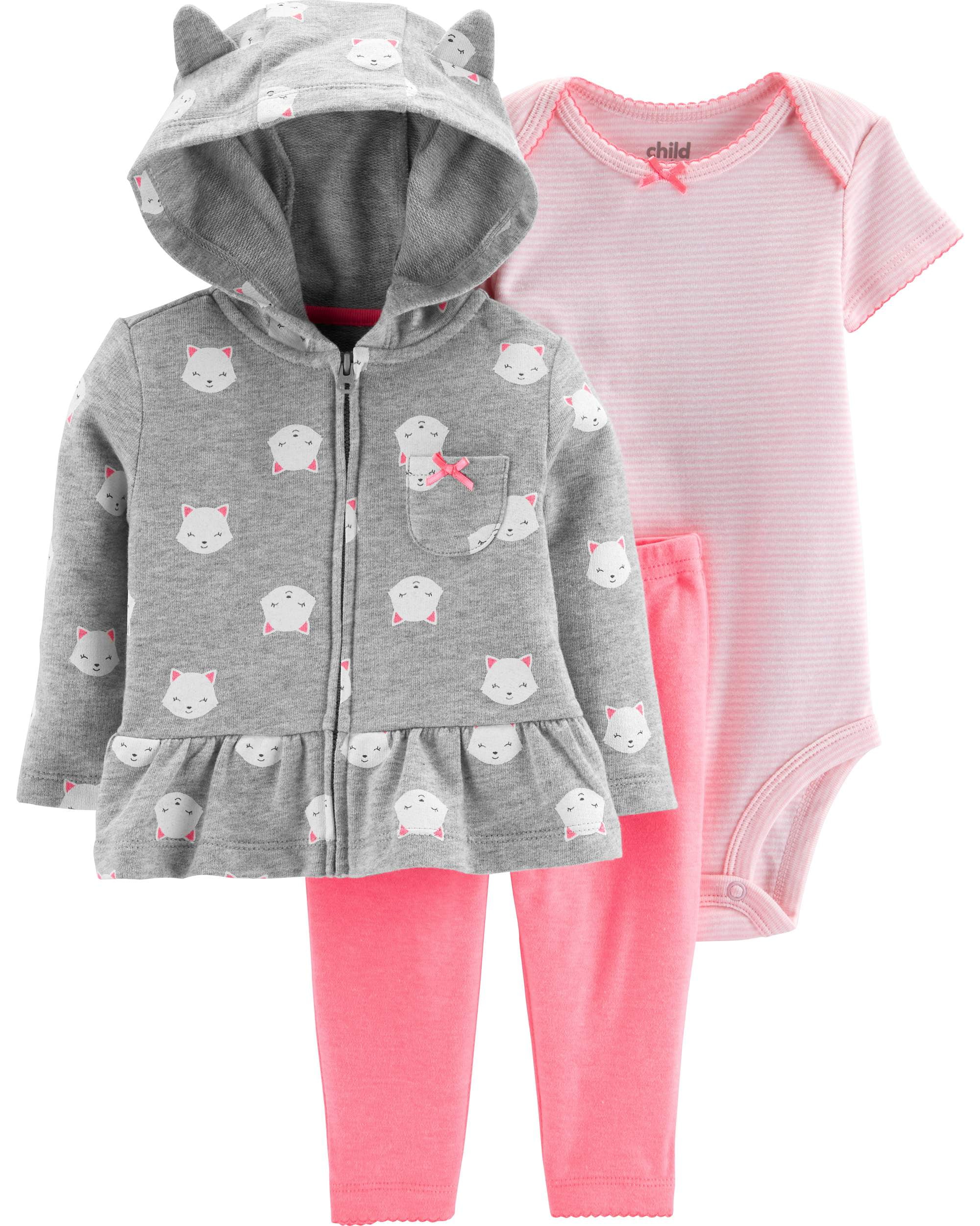 baby girl cardigan with hood