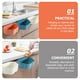 thumbnail image 3 of unbranded 3Ud Cestos Colgantes Para Basura De Plástico Resistente Uso En Cocina Colores Surtidos, 3 of 8