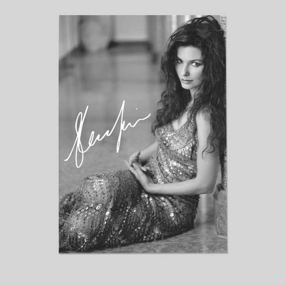 Music Poster - Shania Twain Poster - Vintage Style - Size 24x36 - Postora