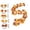 B, variant on 1 Pack Artificial Maples Vines Garland, 6.56ft Fake Vine Silk Maple Leaves, Faux Hanging Fall Garland for Fall Decor Thanksgiving Porch Mantle Fireplace Farmhouse Harvest Decorations (A)