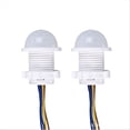 thumbnail image 1 of 2 Interruptores Detectores de Sensor PIR Inteligentes, 110 V, 220 Movimiento Infrarrojo para el Cuerpo Humano, Luz Encendido y Apagado Automáticos, 1 of 6