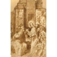 thumbnail image 2 of Francisco Ribalta 17x24 Gold Ornate Framed and Double Matted Museum Art Print Titled - Apparition of Christ to Saint Vincent Ferrer (1604), 2 of 4