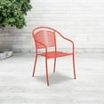thumbnail image 4 of Gold Indoor-Outdoor Steel Patio Arm Chair with Round Back, 4 of 6