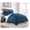 Teal, variant on 3-Piece All Season Oversized King Comforter Set Sage Green, Soft Quilted Down Alernative Duvet Insert with Corner Tabs, Lightweight Microfiber Bedding, 110 x 96 Inches