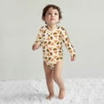 thumbnail image 4 of Xecao Cute Ice Cream Print Baby unisex-baby Cotton Long-sleeve Bodysuits-6 Months, 4 of 6