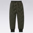 thumbnail image 2 of UngA Kids Boys Girls Snow Pant with Lined Fleece Waterproof Puffer Pants Warm Trousers Winter Pants for Boys Girls (Green,8-9 Years), 2 of 8