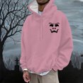 thumbnail image 2 of JHLZHS Sweat à Capuche Homme Pull Graphique Mode Décontractée Impression 3D Manches Longues avec Cordon de Serrage Sweat Vintage Col Rond Zip Noir, 2 of 5