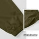 thumbnail image 4 of Pantalones largos para hombre, informales, a la moda, transpirables, con cintura elástica y múltiples bolsillos, pantalones cargo con cierre de velcro, pantalones de rayón para hombre., 4 of 5