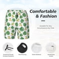 thumbnail image 3 of Fuzoiu Frogs And Tropical Leaves Print Men's Swim Shorts,Quick-Dry Double-Layer Swim Trunks,Board Trunks,Beach Shorts Swimwear Bathing Suits-XX-Large, 3 of 6