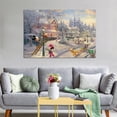 thumbnail image 5 of Mickeys & Minnies Victorian Christmas Poster Cool Artworks Painting Wall Art Canvas Prints Hanging Picture Home Decor Posters Gift 12x18inch(30x45cm), 5 of 6