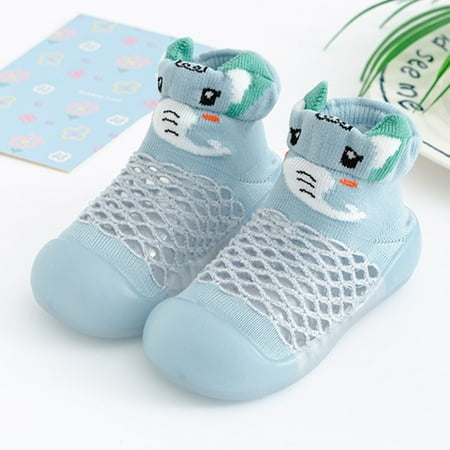 

Cathalem Boys Shoes Size 11 Boys Girls Animal Prints Cartoon Socks Shoes Toddler Breathable Mesh The Floor Socks Non Slip Shoes Green 2 Years