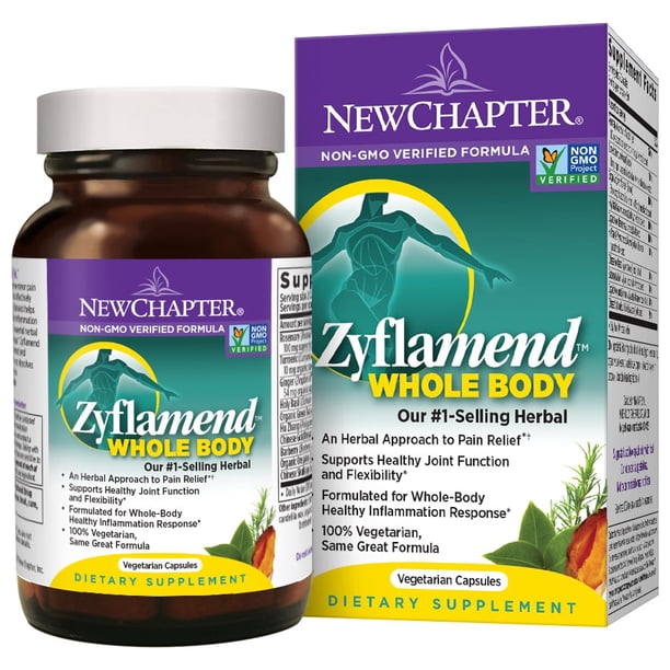 New Chapter Zyflamend Whole Body Vegetarian Capsules 30 Ct Walmart Com