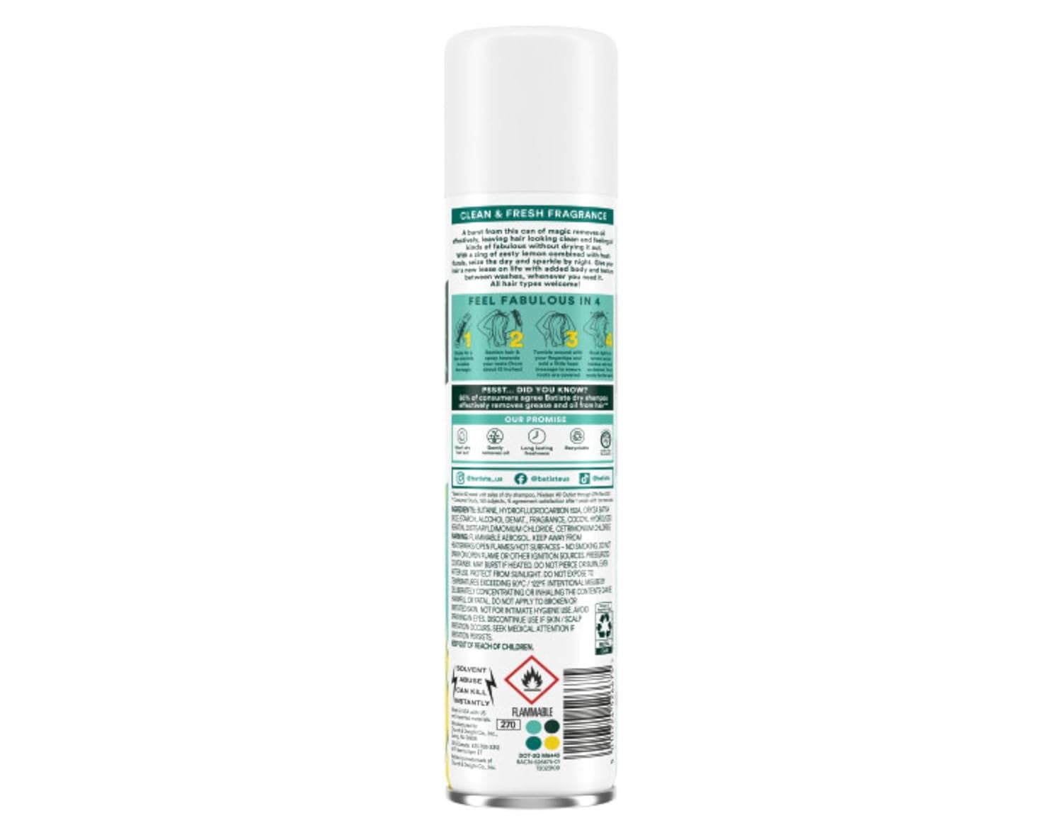 Batiste Dry Shampoo Original Pack of 3