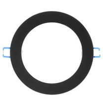 Uxcell 12W 5.4" OD 3.9" ID Light Trim Ring, Downlight Mounting Bracket for Ceiling Wall Recessed Can Downlights, Black