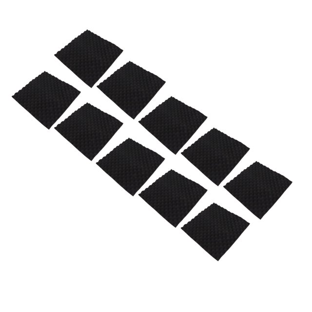 Mousse Sonore, Large Application Réverbération Absorbant 10Pcs Panneau Acoustique en Polyuréthane pour Studio