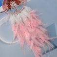 thumbnail image 4 of Atrapasueños grandes con forma de árbol de la vida: plumas de gallo rosa con ágata roja, atrapasueños hecho a mano para la decoración de la pared del dormitorio, 4 of 5