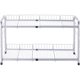 thumbnail image 1 of Organizador de 2 niveles debajo del fregadero y estante de almacenamiento extensible para gabinete para cocina, baño, plata, 1 of 4