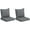 Gray, variant on Resenkos Patio Chair Cushions, Outdoor Chair Pads,4 Patio Chair Cushions with Seat & Backrest, Fade Resistant Seat Replacement Cushion Set, Gray