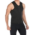 thumbnail image 5 of SHCKE Sweat Vest for Men Waist Trainer Sauna Vest Body Shaper Zipper Weight Lose Weigth Top Workout Shirt, 5 of 5
