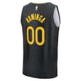 thumbnail image 3 of Men's Fanatics Jonathan Kuminga Black Golden State Warriors Fast Break Replica Player Jersey - Statement Edition, 3 of 3