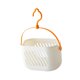 thumbnail image 4 of Organizador de ducha colgante, soporte para champú y jabón con ganchos, cesta de almacenamiento, Blanco, 4 of 9