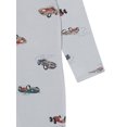 thumbnail image 5 of Modern Moments by Gerber Neutral Two-Way Zop Viscose Peter Pan Collar Sleep ´N Play Footed Pajamas, Sizes Newborn - 6/9 Months, 5 of 7