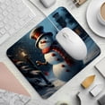 thumbnail image 2 of Snowman Printed Gaming Mousepad Desk Mat, Non-Slip Rubber Bottom Mouse Mat 8.3x9.8 Inch - Suitable for Office and Gaming, 2 of 6