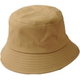 thumbnail image 2 of CoCopeaunts Kids Bucket Hat and Women Bucket Cap Summer Sunscreen Men Pure Color Outdoor Collapsible Fisherman Hat 2 Sizes, 2 of 8
