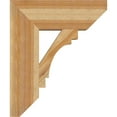 thumbnail image 3 of Ekena Millwork 6"W x 20"D x 24"H Merced Slat Rough Sawn Bracket, Western Red Cedar, 3 of 4