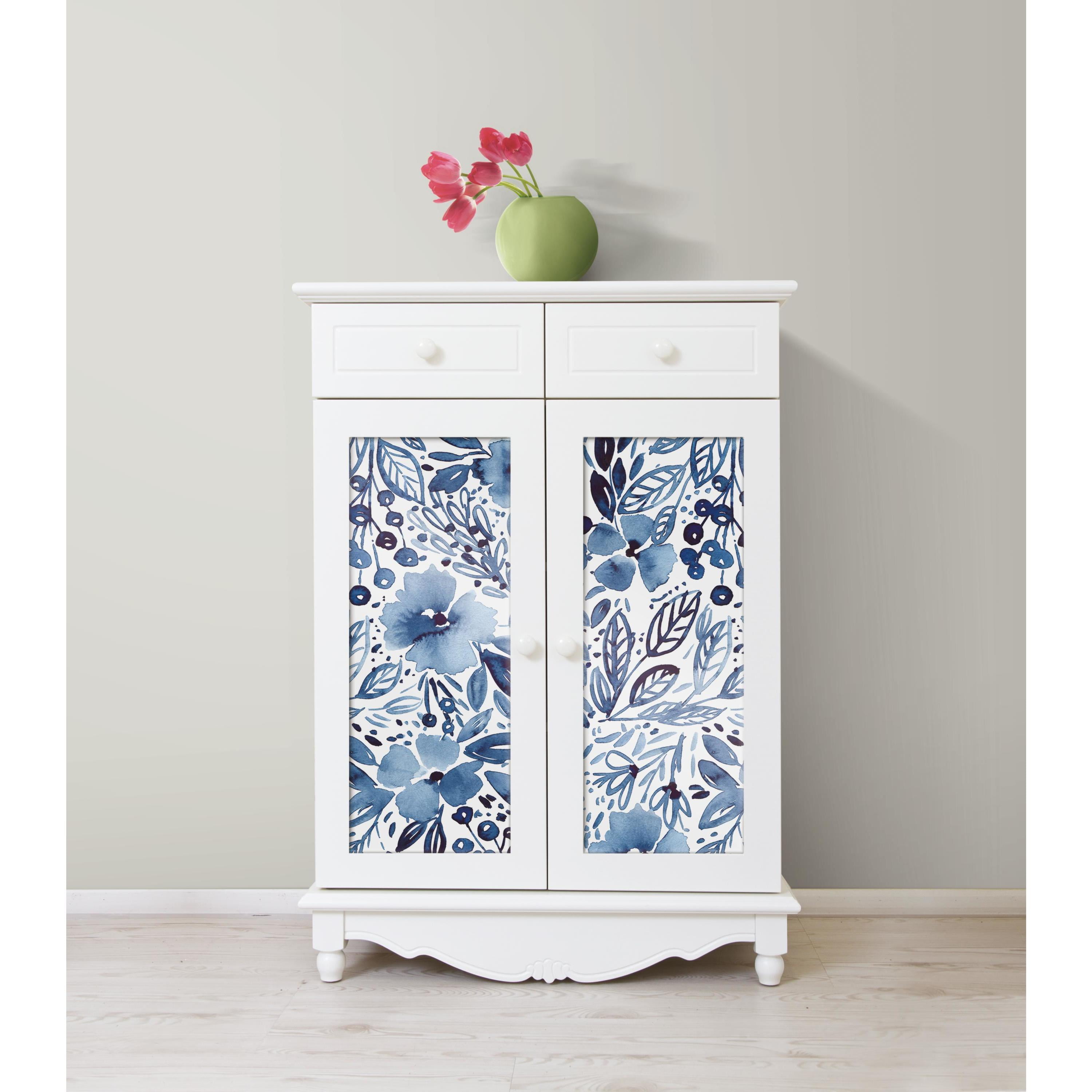 RoomMates Clara Jean April Showers Peel and Stick Wallpaper