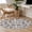 Black, variant on Farmhouse Black Round Area Rug 4 FT, Non Slip Indoor Outdoor Rug, Vintage Flower Leaf Botanical Plant Washable Soft Circular Carpet Non-Shedding Floor Mat for Coffee Table Nursery Foyer Balcony