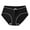 Black, variant on GigrtiJin High-Waisted Ribbed Briefs for Women Seamless Hipster Underwear Stretchy Panties