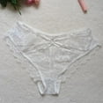 thumbnail image 6 of Women's Glitter Lace Low Rise Thongs Underwear Panties Panty, 6 of 7
