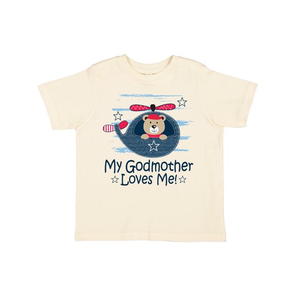 Inktastic My Godmother Loves Me Boys Boys Toddler T-Shirt