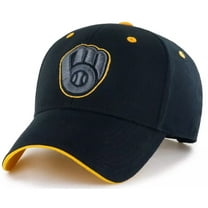 Milwaukee Brewers MLB Fan Favorite Black Tonal Vintage Hat Cap Adult Adjustable