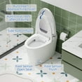 thumbnail image 4 of Roromall Smart Toilet, Auto Flush Smart Toilet, Modern Toilet for Bathroom, Elongated Smart Tankless Toilet with Heated Seat, Foot Sensor Operation, Automatic Flush, LED lights, 4 of 9