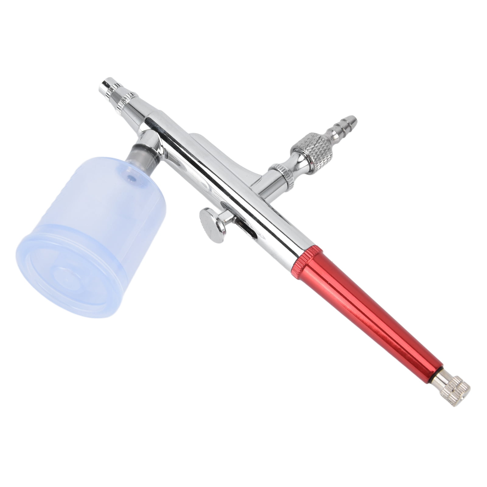 BOKYAN Paint Airbrush G1/8 DIY Airbrush Kit with Connector and Wrench for Home Decoration Model Printing, 7.48 inches / 19 cm Red