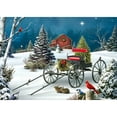 thumbnail image 1 of Pintura de diamante (DB2281) Carro en la nieve 5D Cuadrado completo DIY Bordado Punto de cruz 40x50cm Hugtrwg Para estrenar, 1 of 1