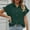 44-Green, variant on SELONE Peplum Tops for Women Dressy Short Sleeve Tops Blouses Regular Fit T Shirts Pullover Tees Tops Solid T-Shirts V Neck Tops Casual Blouses Button Up Button Down T Shirts Breathable Mint Green XXL