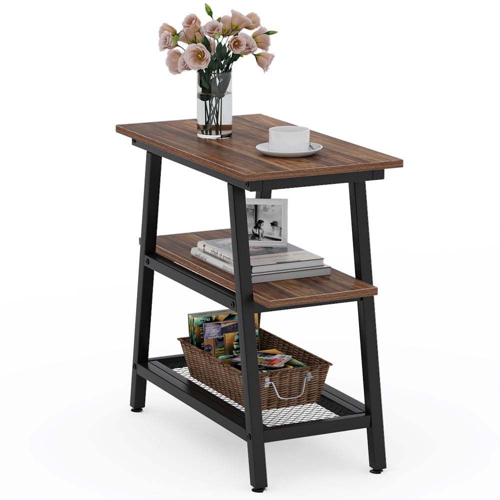 rustic end tables with shelves rustic end tables with shelves