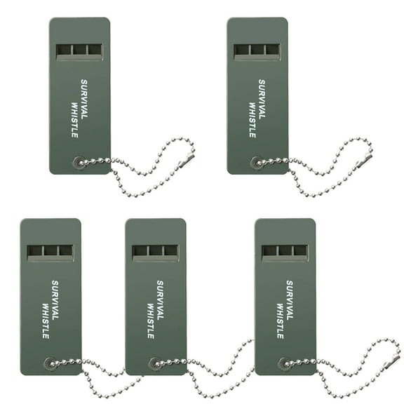 5 Pack Outdoor Multiple Survival Whistle First Aid Whistle Emergency Signal Sport Referee Whistle Team Gift