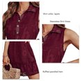 thumbnail image 4 of Vestido Camisero,Vestido Camisero Sin Mangas Ropa Floral Mujer Vestido Mujer Alta Capacidad, 4 of 5