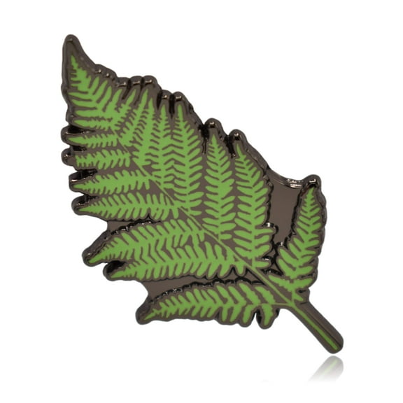 Fern Leaf Hard Enamel Pin | Clayton Jewelry Labs