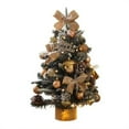 thumbnail image 7 of 18 Inch Pre-Lit Tabletop Christmas Tree with Lights - Mini Decorated Artificial Xmas Tree for Desk, Pre-Lit Small Christmas Tree for Office, Apartment, Shelf, Warm White LED Battery Operated, 7 of 7