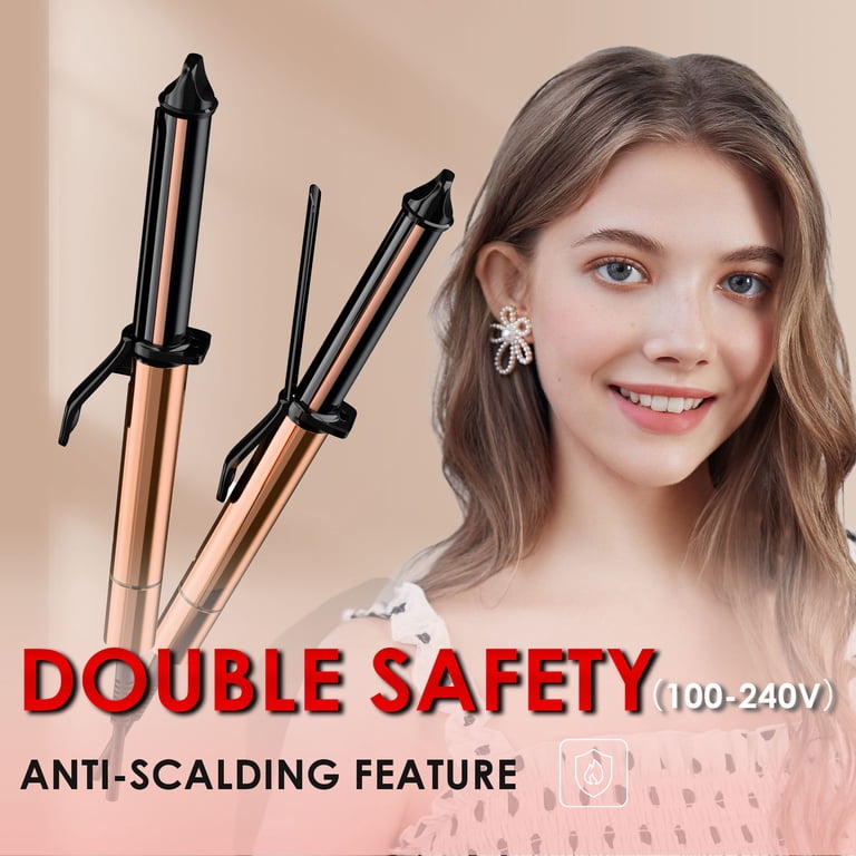 SKIMI 1 Inch Hair Curling Wand, Ceramic Coating photo 3