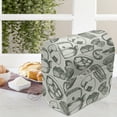 thumbnail image 3 of Hipster Stand Mixer Cover, Vintage Style Japanese Food Pattern Teapot and Breads Images in Charcoal Paint, Kitchen Appliance Organizer Bag Cover with Pockets, 5 Quarts, Multicolor, by Ambesonne, 3 of 4