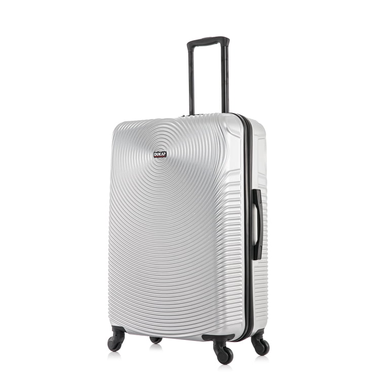 Dukap Inception 28" Hardside Spinner Luggage, Silver photo 1