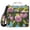 Cherry Blossoms on Branches, variant on 3 Ring Zipper Binder with Shoulder Strap Waterproof Trapper Keeper 2 Inch D-Ring 500 Sheets Capacity Pink Cherry Flowers Tree